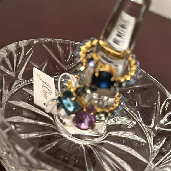 NAILS BY ME X JCREW STACKED CRYSTAL RING SZ 7 NWT - Picture 6 of 9